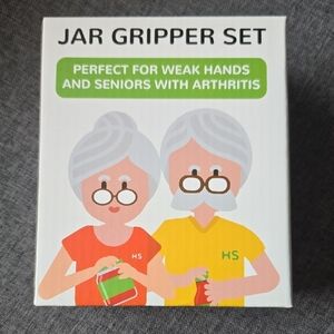 Jar Gripper Set - Perfect for Weak Hands